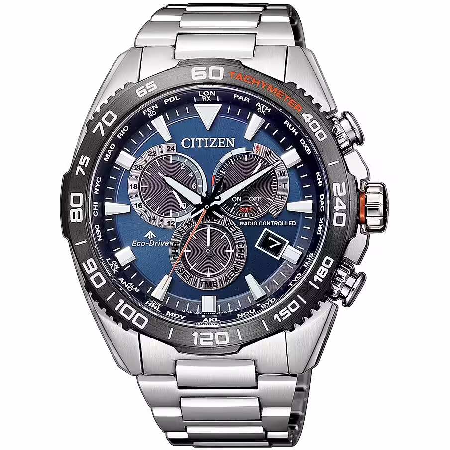 orologio citizen crono motor radiocontrollato cb5034-82l