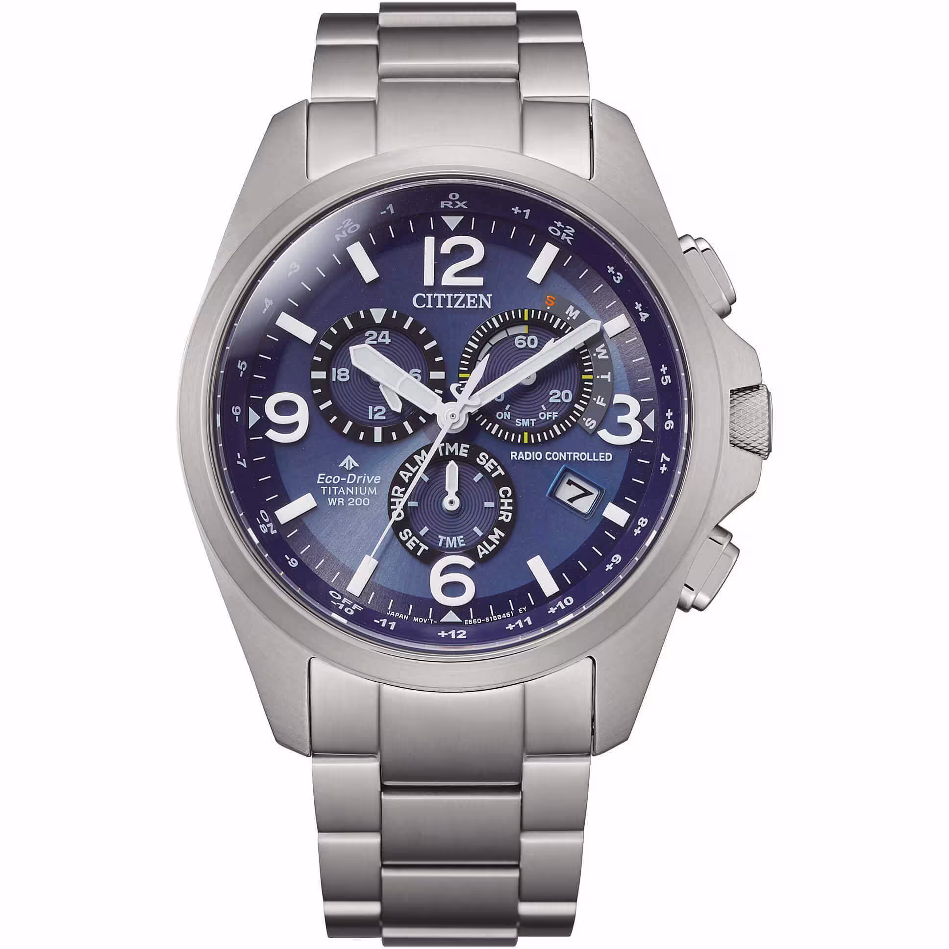 orologio citizen field radiocontrollato cb5930-82l
